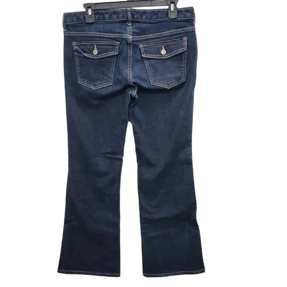 Banana Republic Factory Women's Dark‎ Wash Stretch Bootcut Jeans Size 6R - Picture 8 of 8